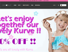 Tablet Screenshot of kurveshop.com